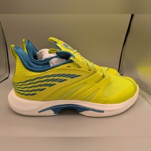 K-Swiss Speed-Trac Yellow Blue Mens Pickleball   Court Shoes 07392 324 / SZ 10